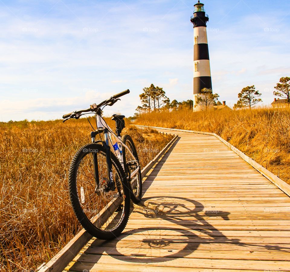 Biking to the Lighthouse