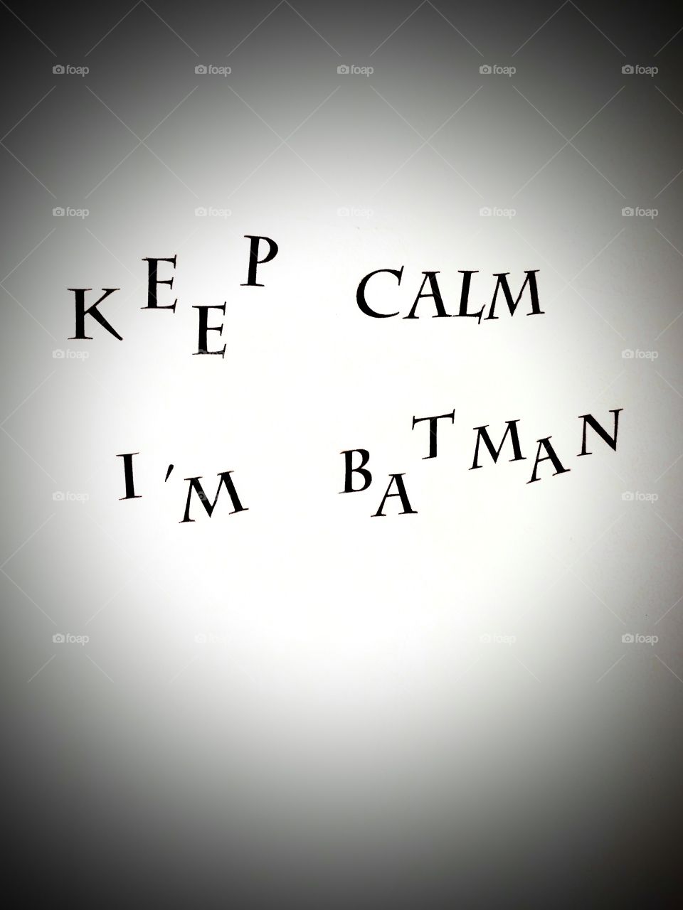 keep calm I'm Batman