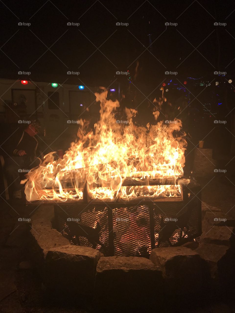 Pallet fire 