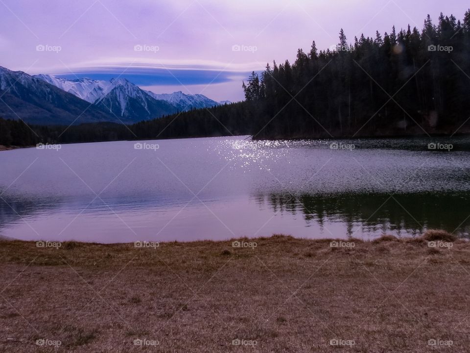 Sparkling mountain waters