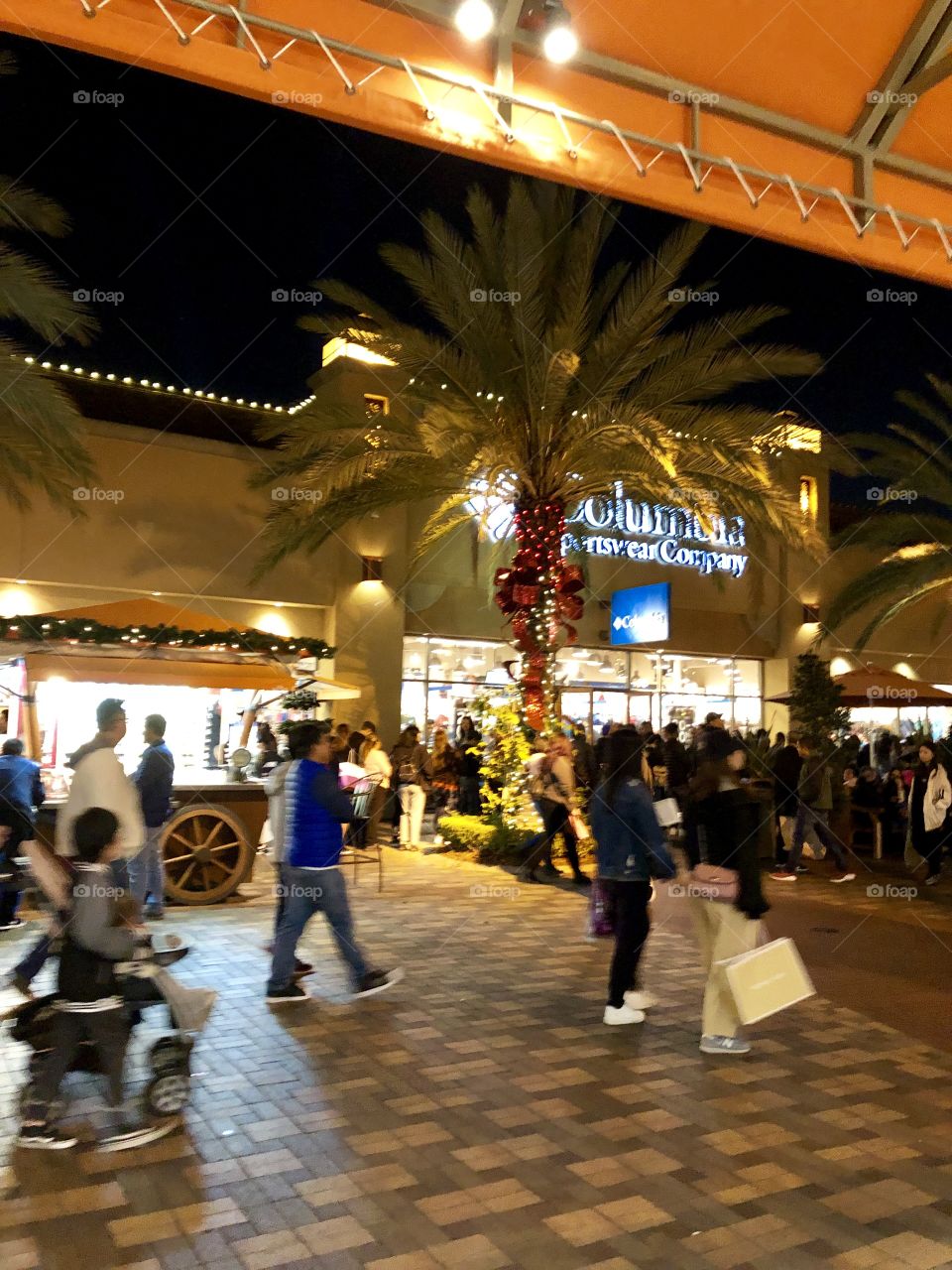 Shoppers at Citadel Outlet Mall.
