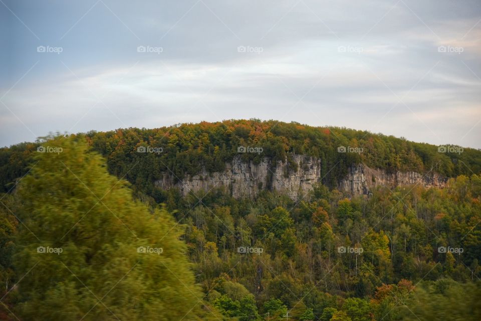 Hiking, mountains beautiful scenery