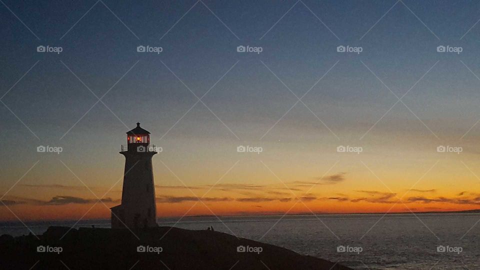 Lighthouse, Sunset, No Person, Evening, Dusk