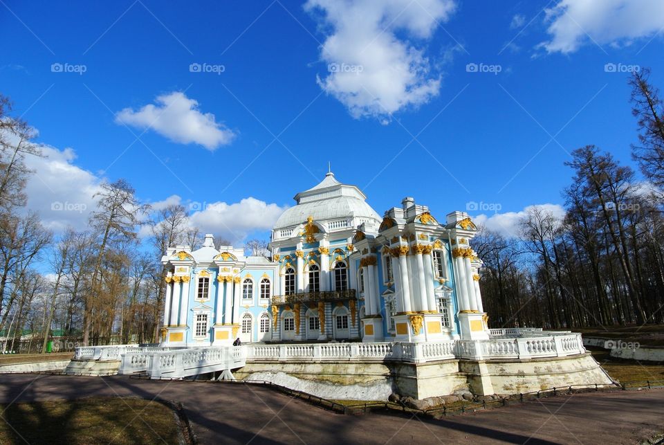 Hermitage Pavilion in the Catherine Palace, Saint Petersburg Russia
