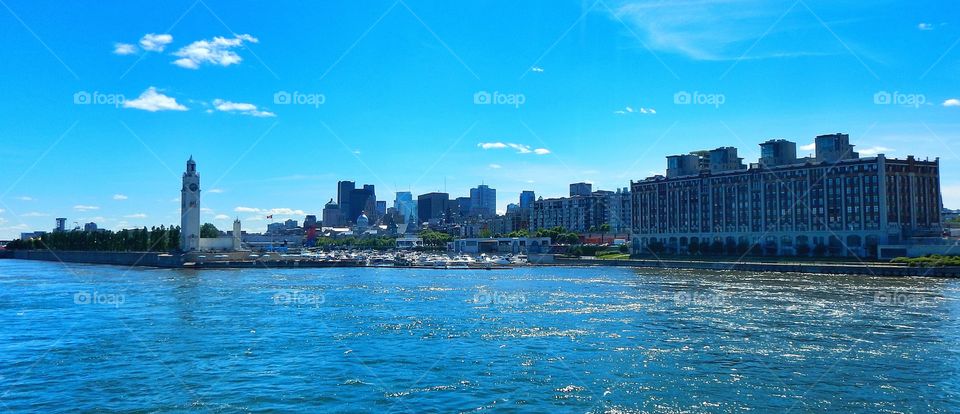 Montreal from the St -Lawrence River 