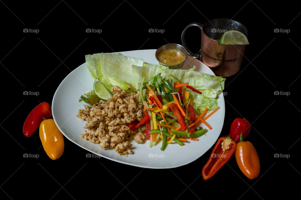 Chicken Lettuce Wraps