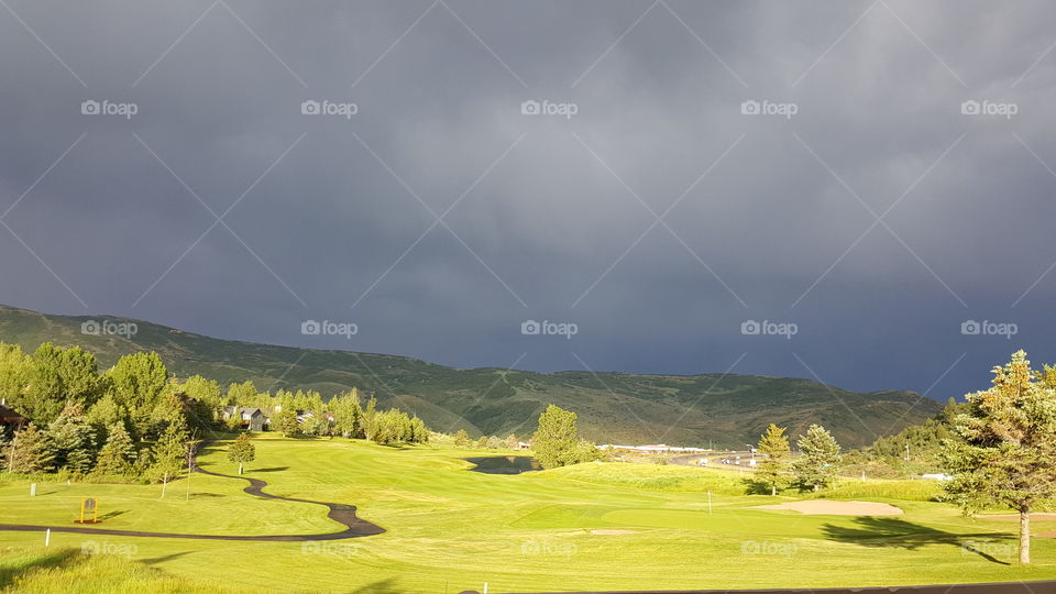 Storm in the horizon