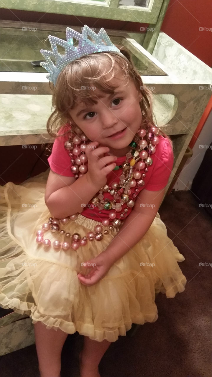 Portrait of a cute girl