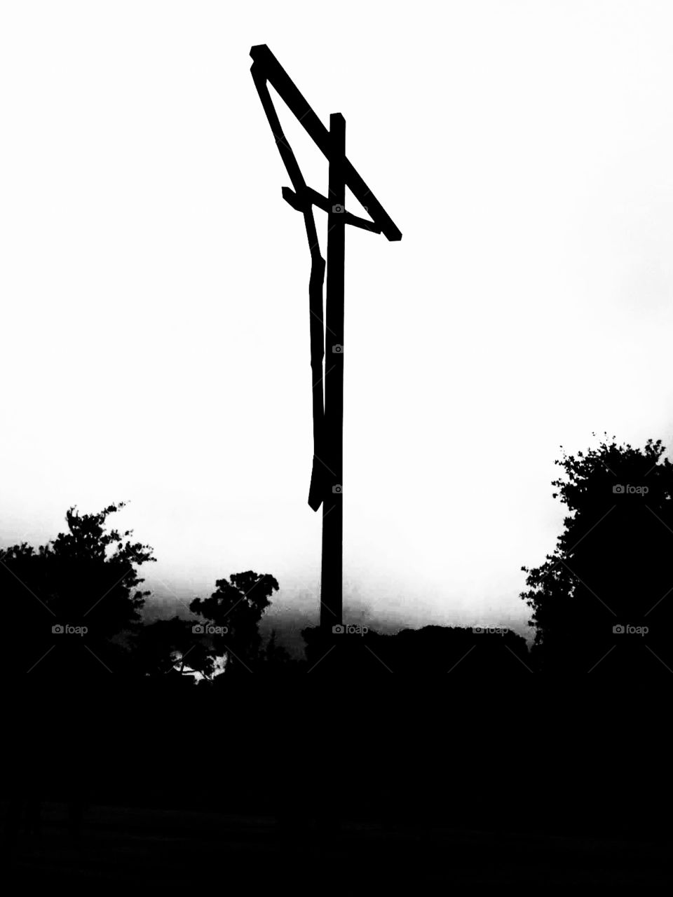 World in black and white.. Cross