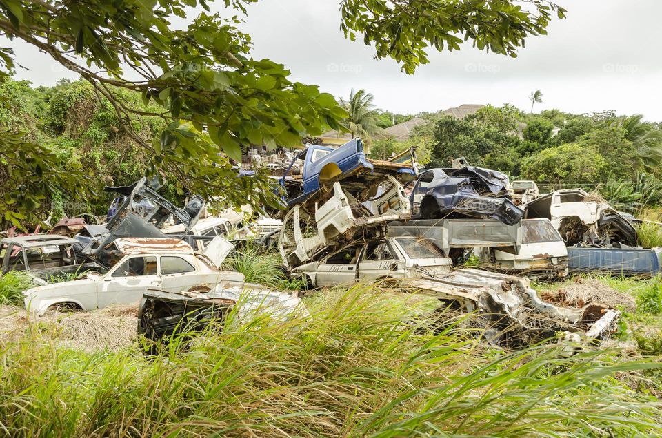 Scrap Motor Vehicle Junk Yard