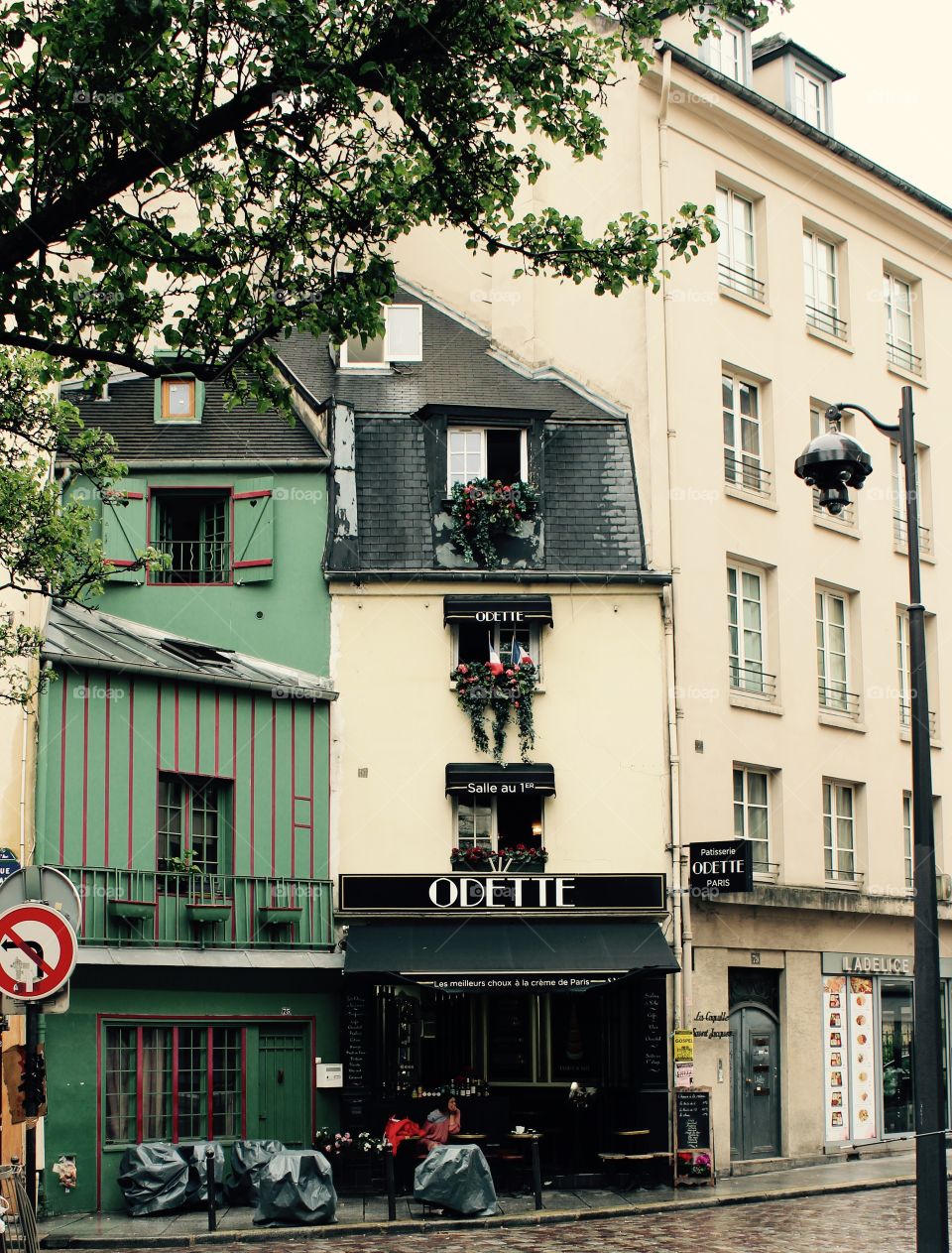 The Corner of Rue Galande & Rue Saint Julien le Pauvre  (Odette)