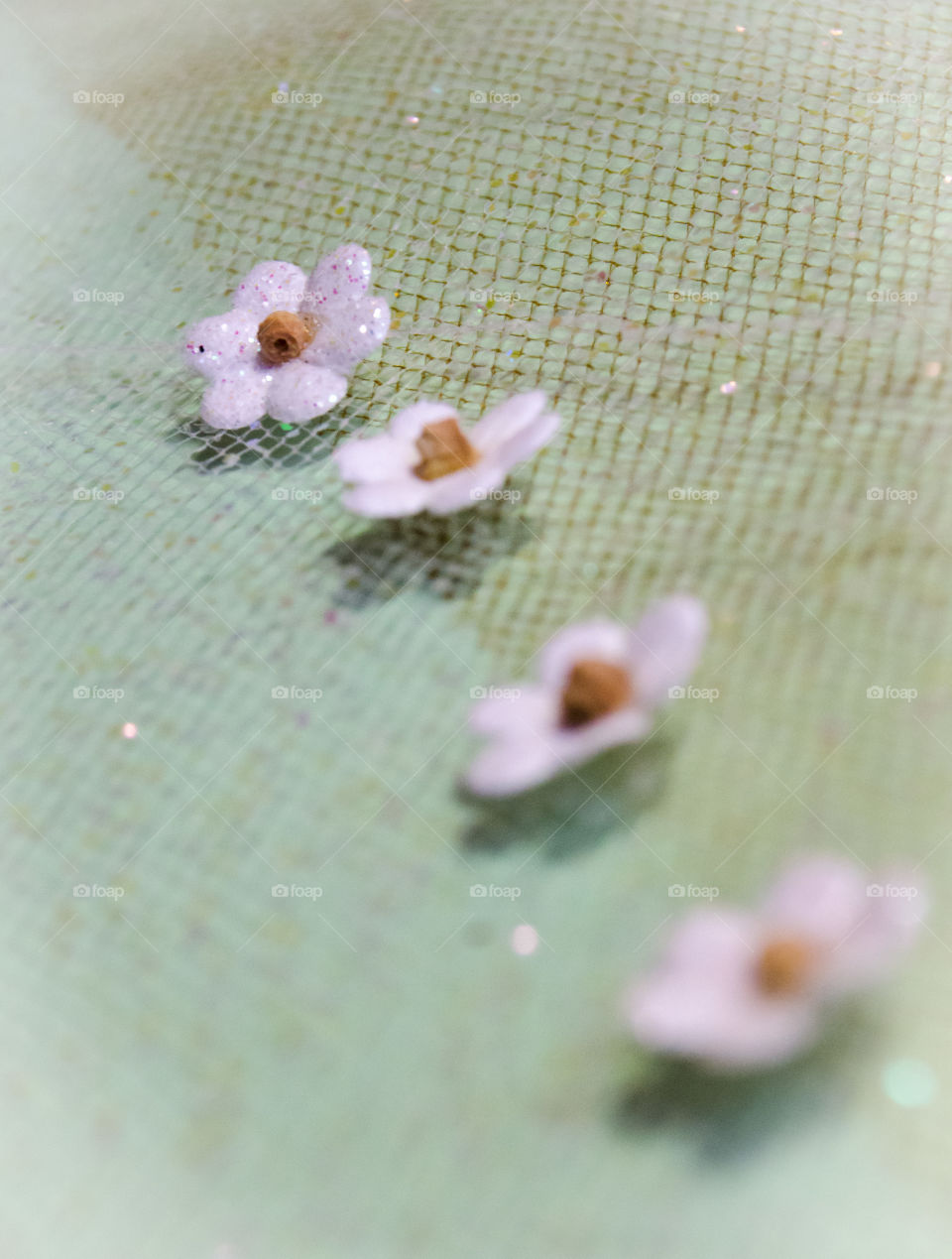 Paper Flower on Tule