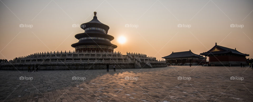 Asia, China, Beijing, Chinese Temple, temple of haven sunrise