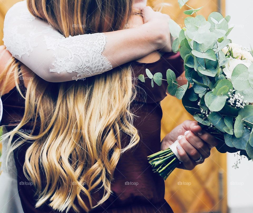 Perfect long hair with a little curls 