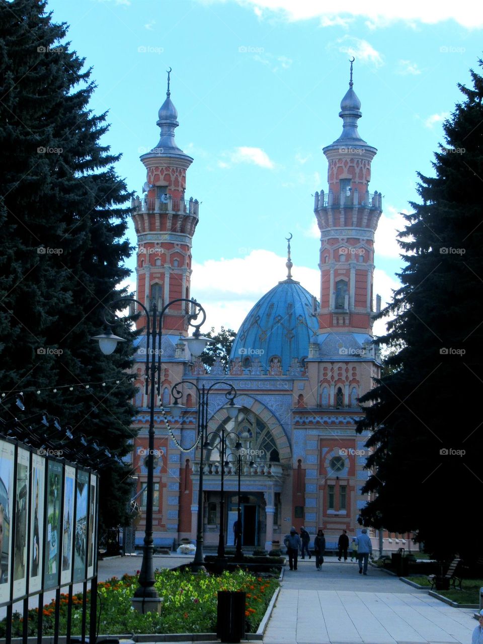 Muslim mosque in the Caucasus in Russia