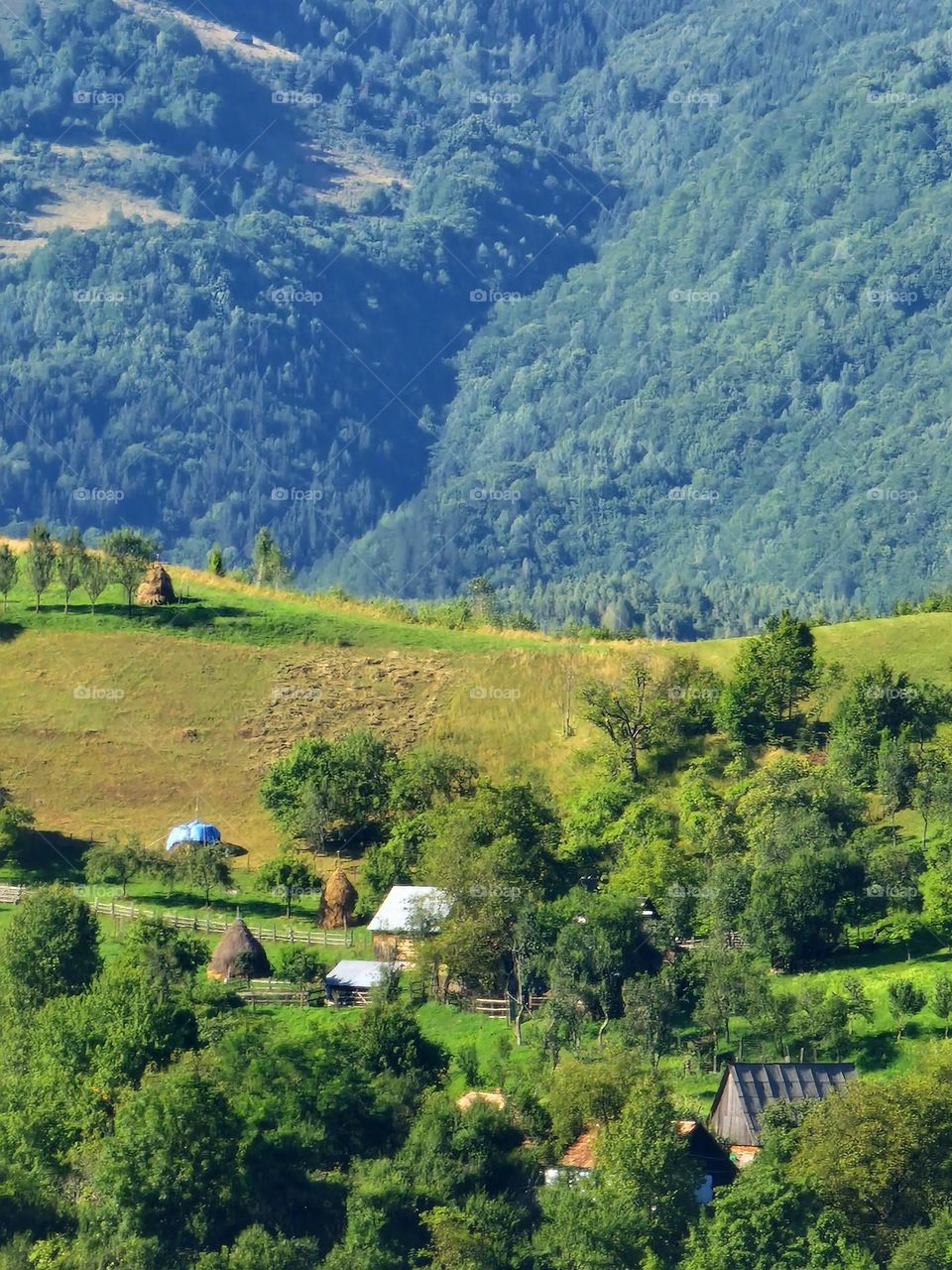 village in the mountains