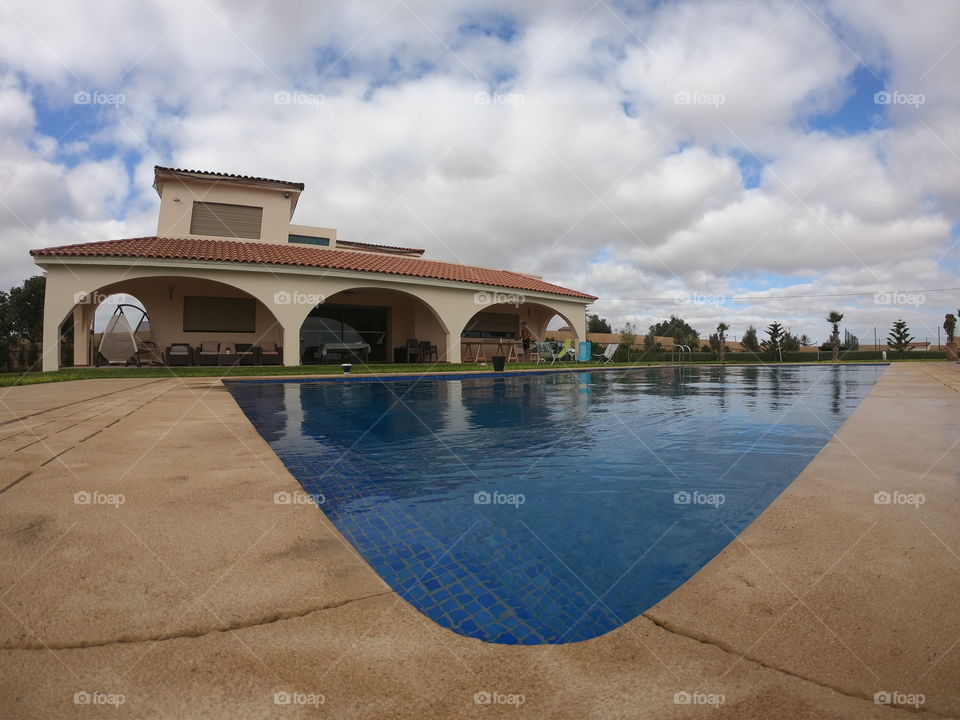 Swimming pool in Morocco 