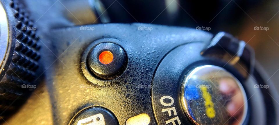 button of photocamera