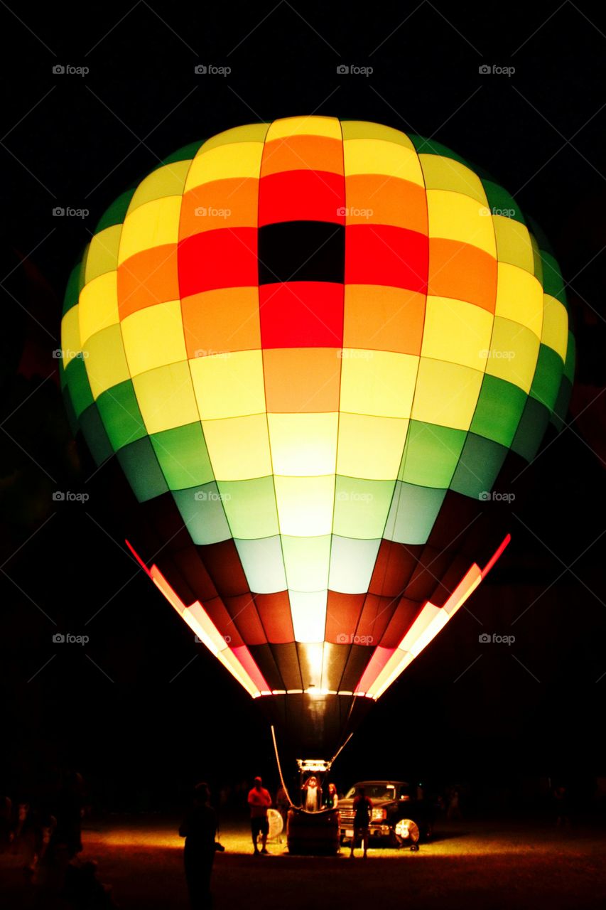 Hot Air Balloon Glow