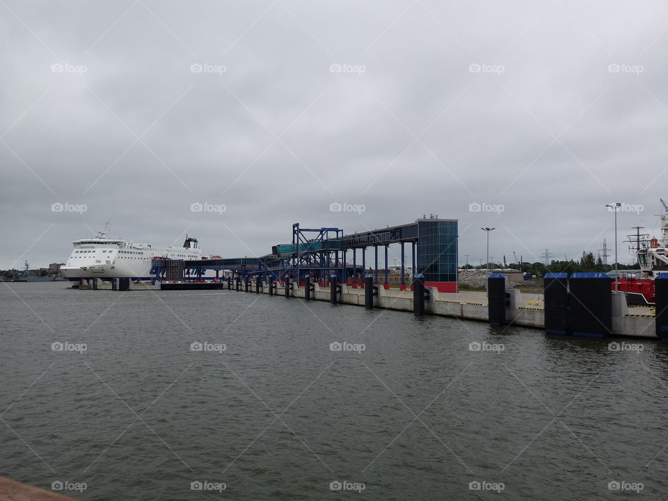 Water, Pier, Industry, Harbor, Transportation System