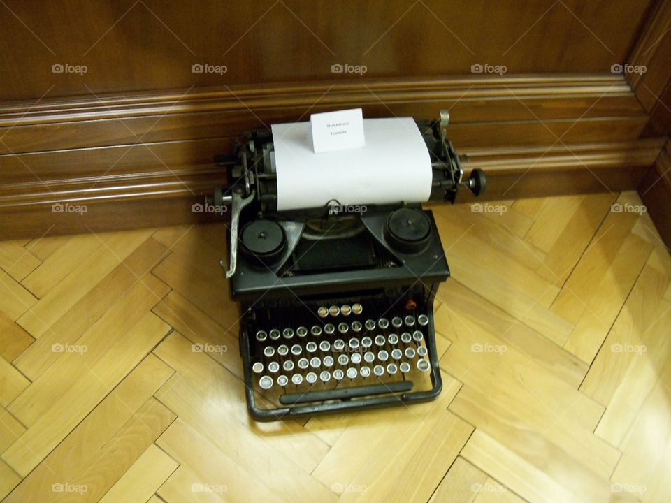 old typewriter