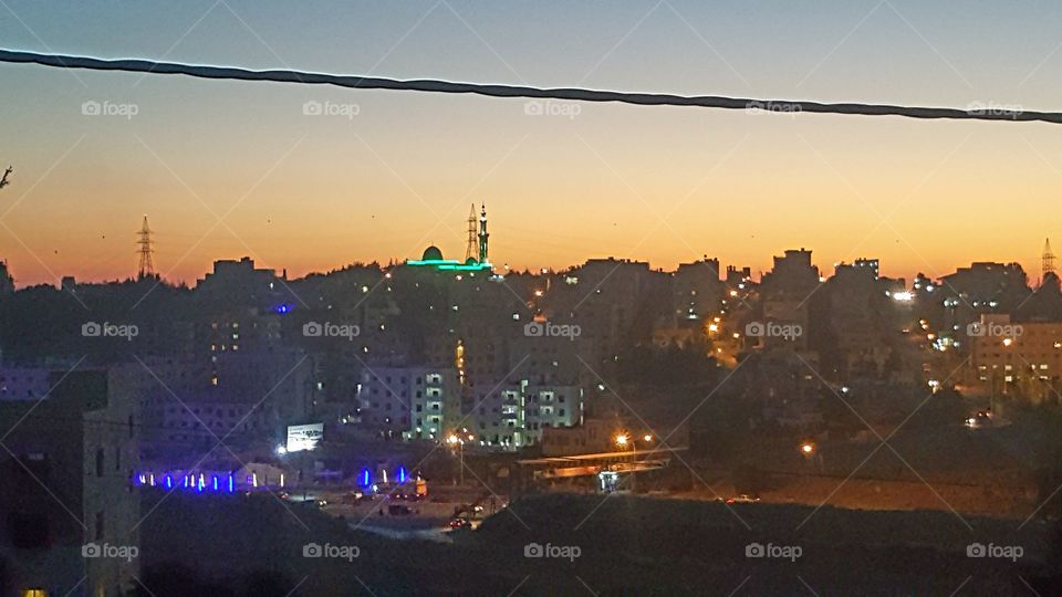 Sunset in Jordan