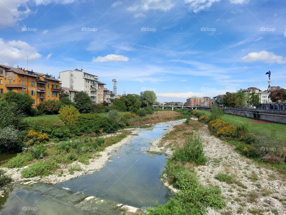 Drought in Italy, this one still has water.