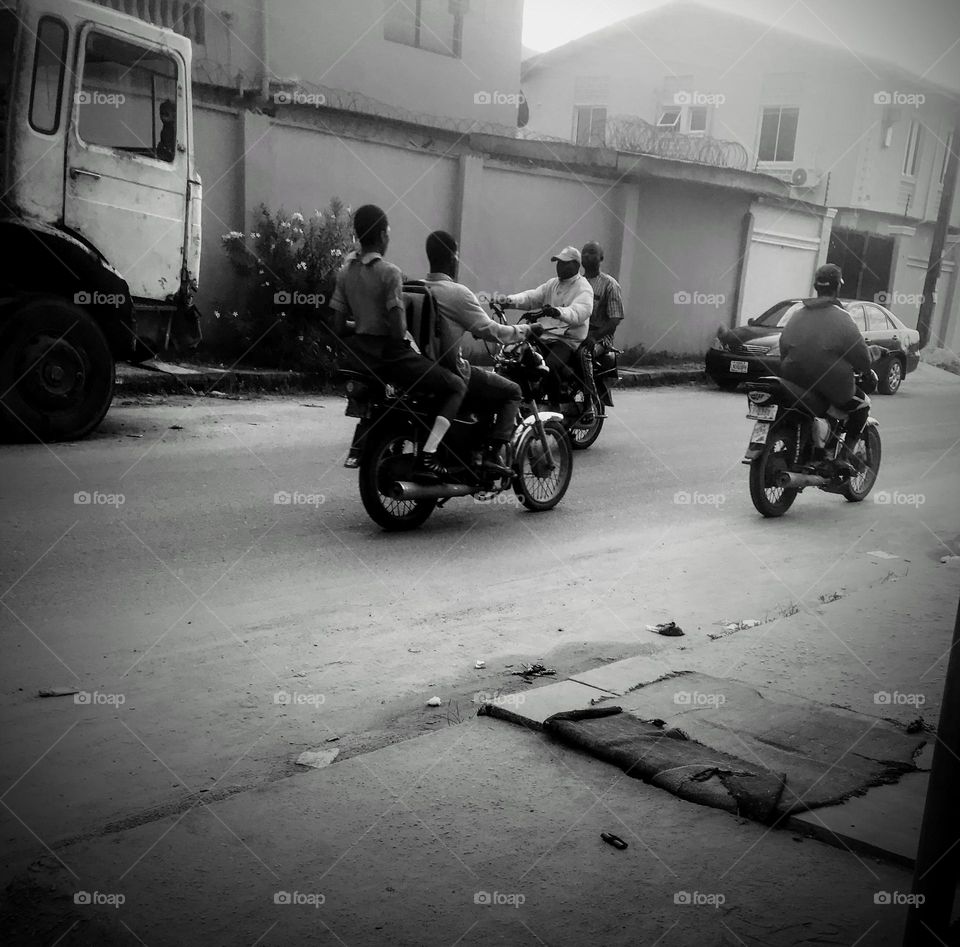 capture this moving bikes, this is time in motion but also a country side activity.