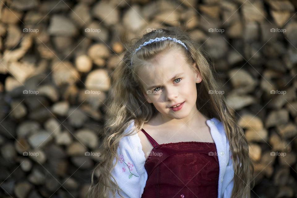 Portrait of little girl