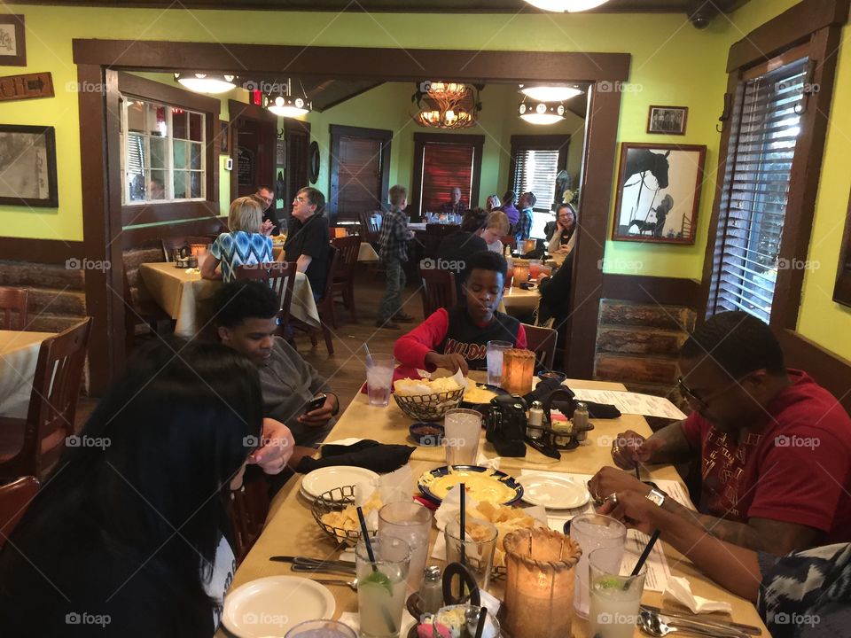 People, Table, Group, Furniture, Room