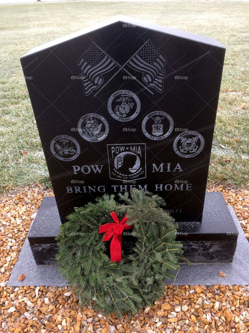 More than 600 wreaths were placed at the Missouri Veterans Cemetery in Higginsville as part of the Wreaths Across America event Dec. 17, 2016.