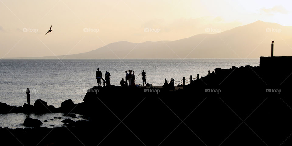 When night falls over the island