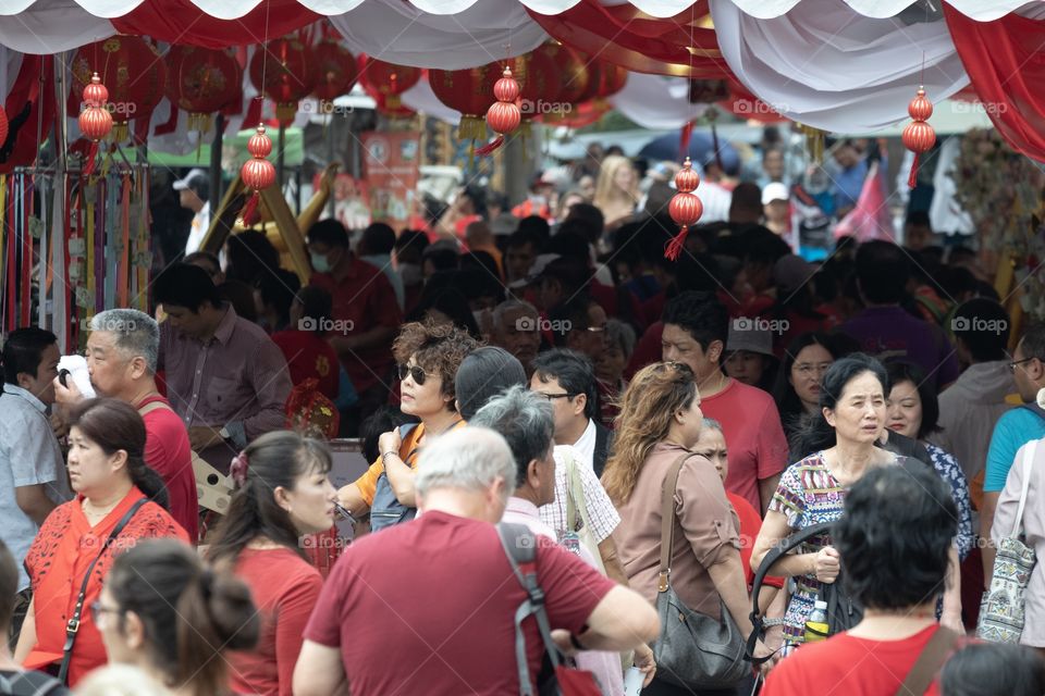 Thailand-Febuary 05 2019:Chinese New Year Celebration Day