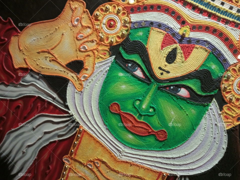 the tredesanal art of kadhakali