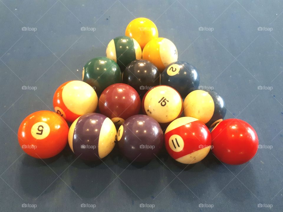 Pool balls