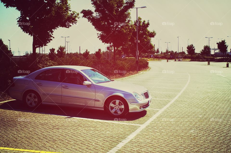 Car park. Carb