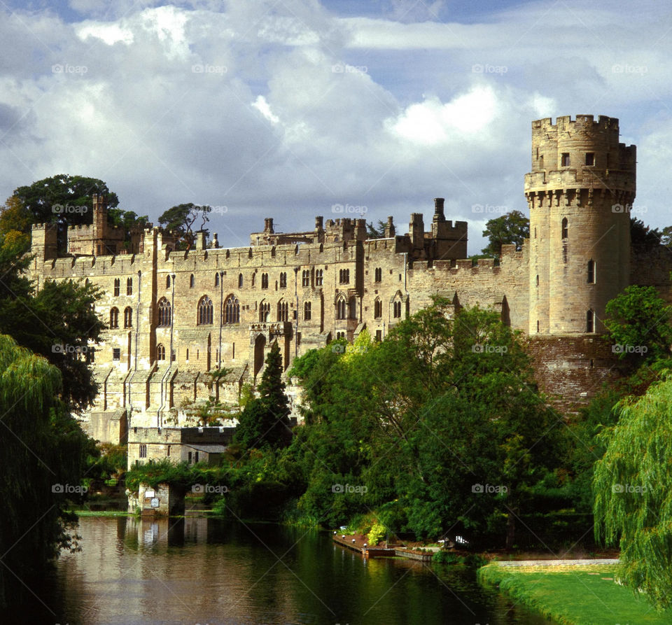 Clouds over castle