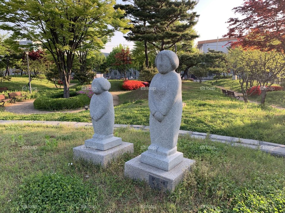 Korean cultural statue 