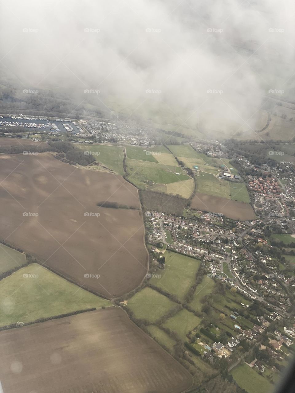 View from the airplane 