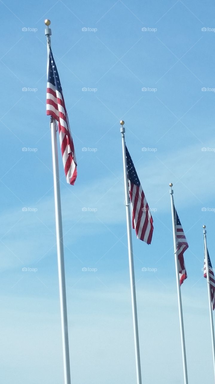 us flags