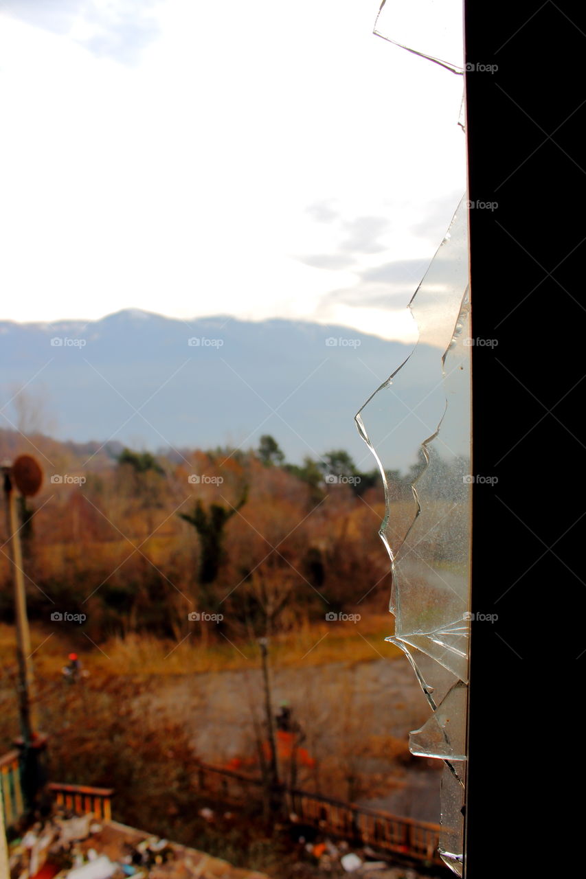 Broken window