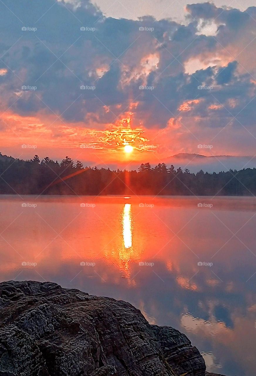 Mountain Lake Sunrise