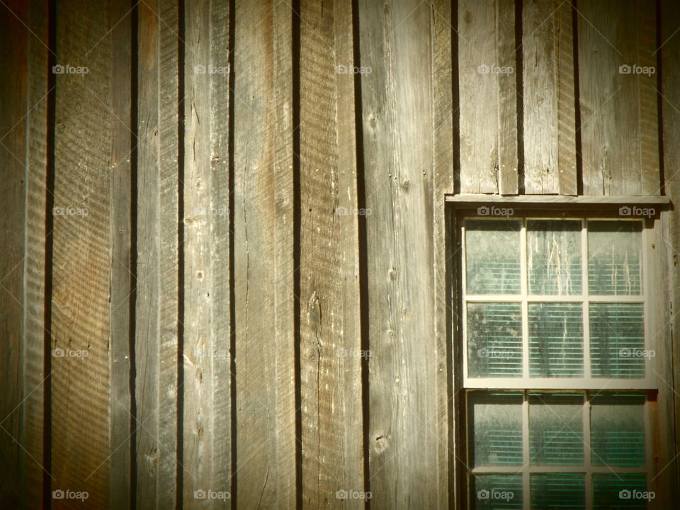 rustic window