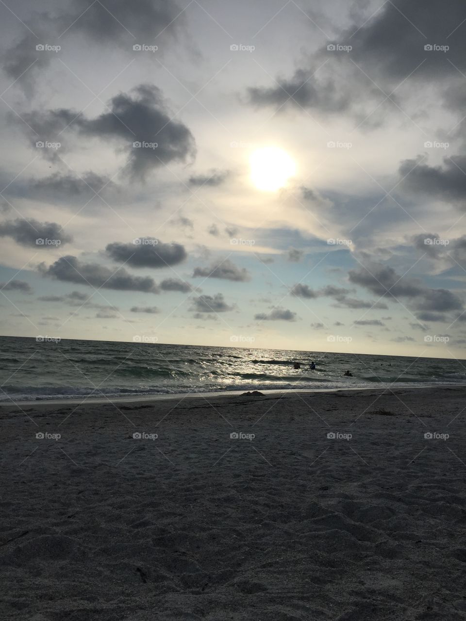 Beach, Sea, Ocean, Water, Sunset