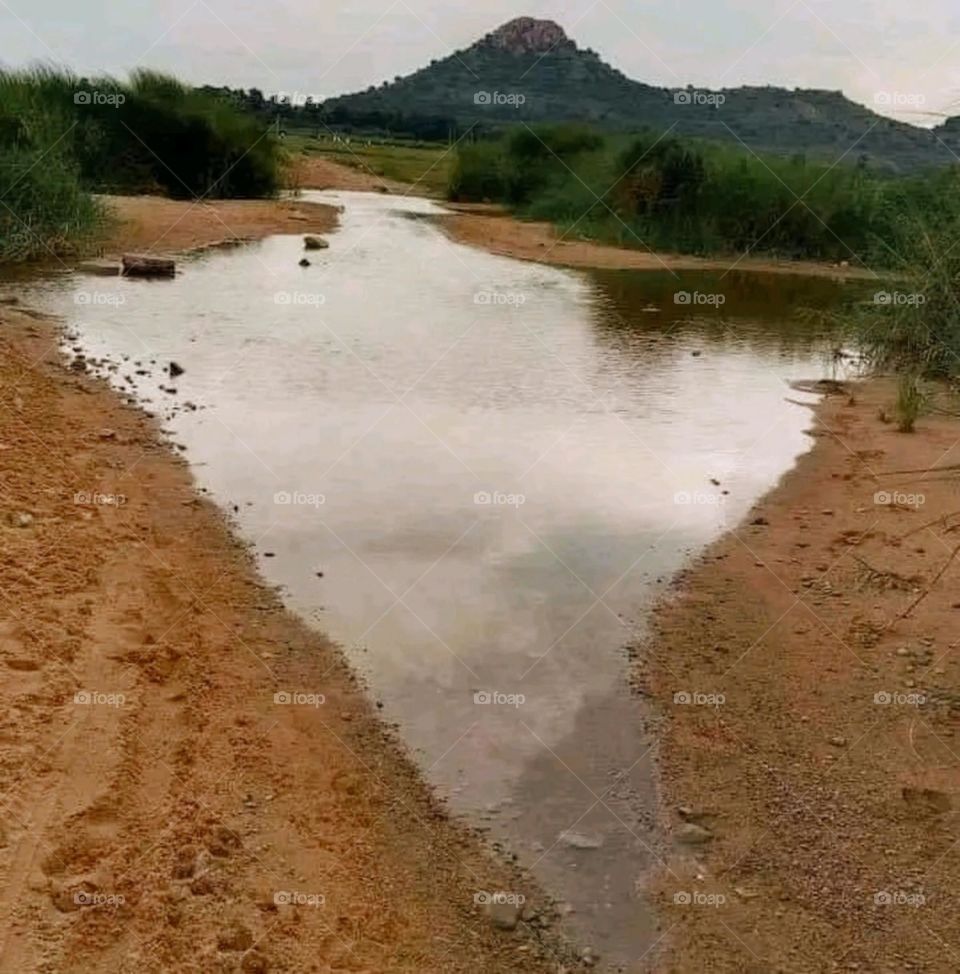 A most beautiful and attractive view of the small lake.