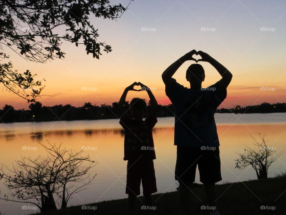 Sunset silhouettes 