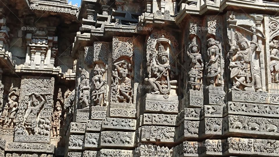 Halebeedu Hoysaleeswara temple sculptures