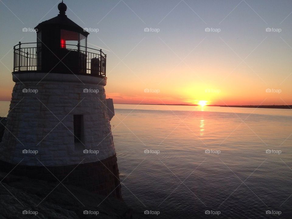 Sunset at the lighthouse