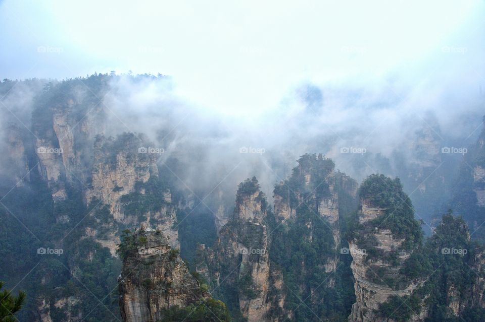 Zhangjiajie National Forest park.