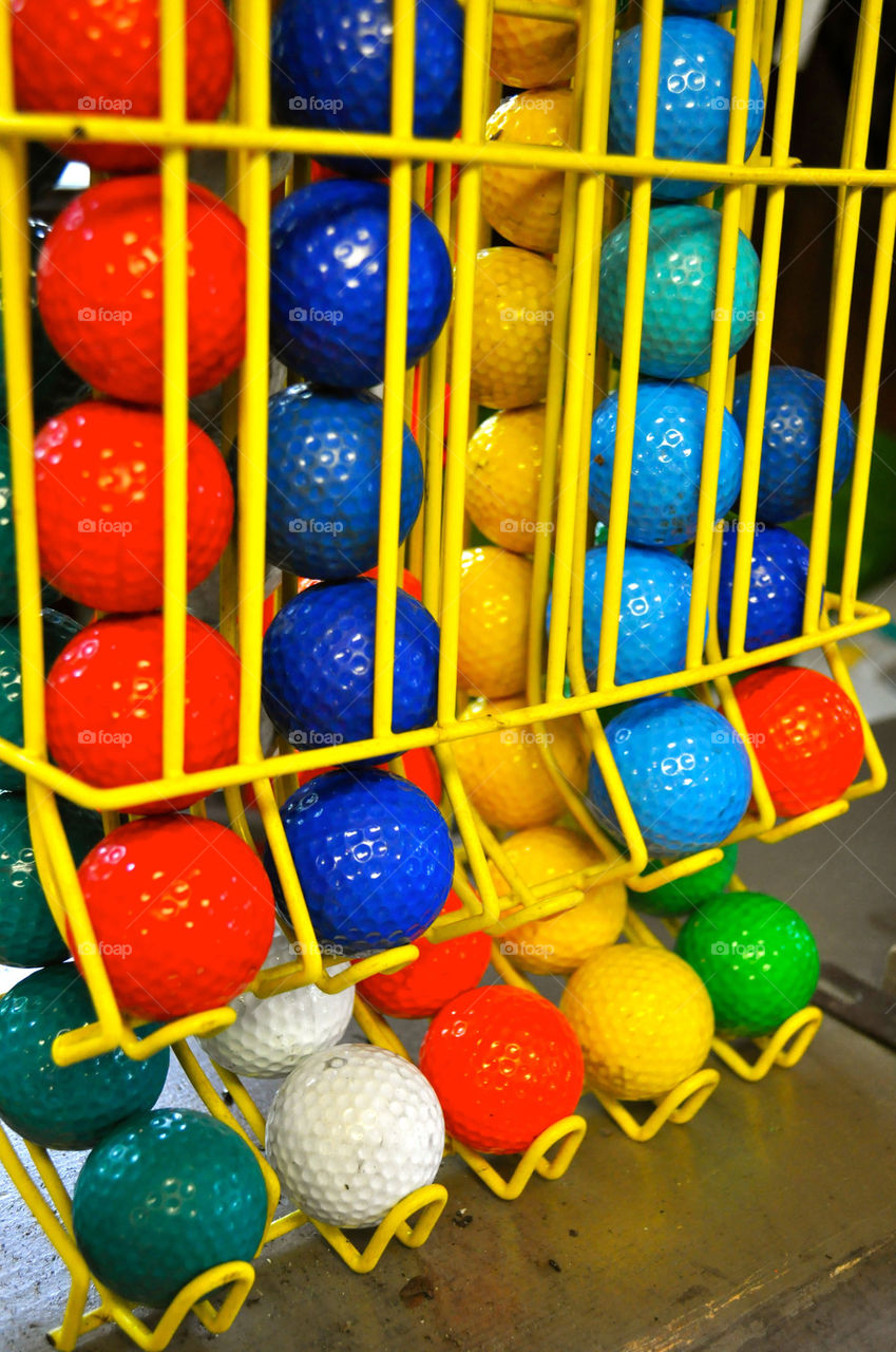 united states golf balls miniature by refocusphoto